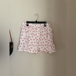 Gilly Hicks Cherry Print Woven Boxer, Size XL